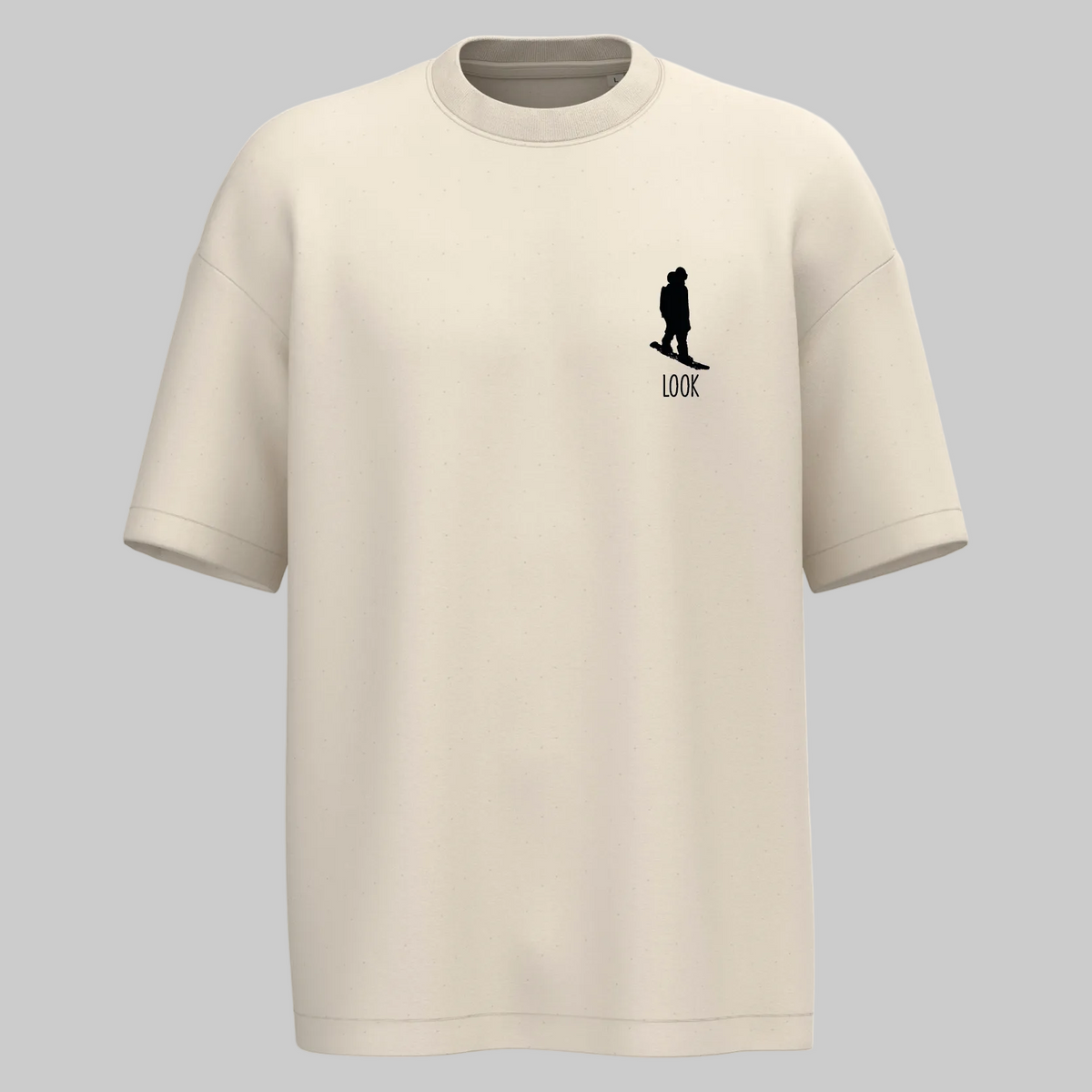 Ecologisch oversized heren-T-shirt