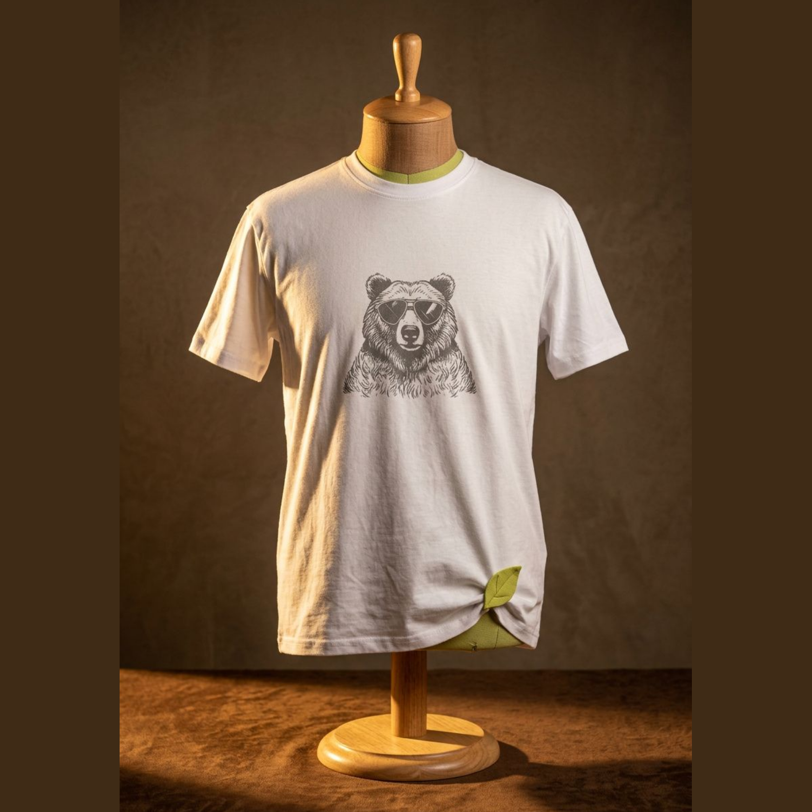 Oversized T-shirt | Build your brand | Gray bear