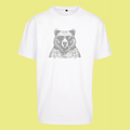 Oversized T-shirt | Build your brand | Gray bear