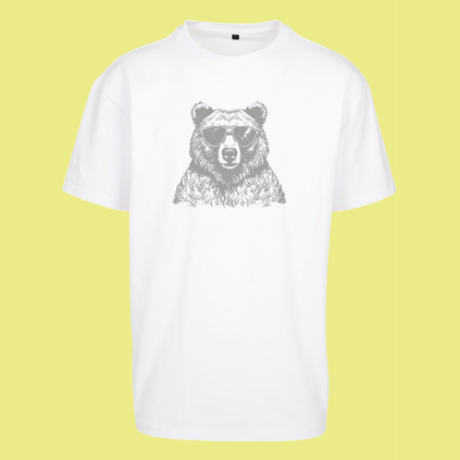 Oversized T-shirt | Build your brand | Gray bear