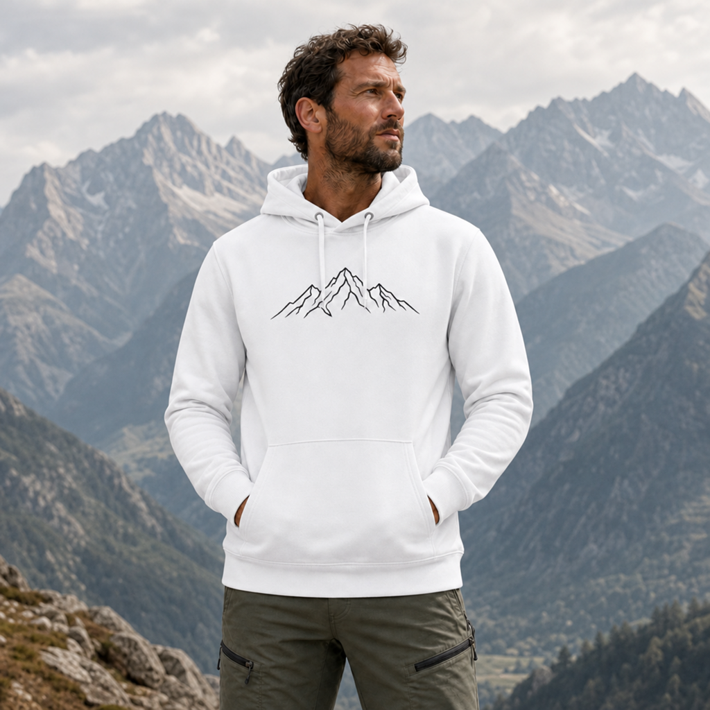 Uniseks essential eco-hoodie